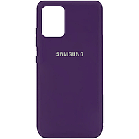 Силиконовый чехол Silicone Cover на телефон Samsung Galaxy A32 4G/Самсунг А32 Фиолетовый