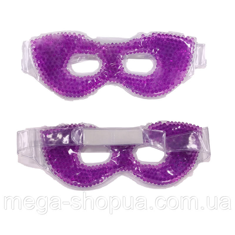 Маска гелева охолоджувальна та зігрівальна з вирізом для очей, зняття втоми, набряків, розслаблення, для сну B3