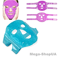 Маска гелевая охлаждающая и согревающая Premium Mask T5, снятия усталости, отеков, расслабления, для сна