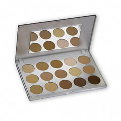 Тональний крем у палітрі HD MICRO FOUNDATION CREAM PALETTE, 15 відтінків