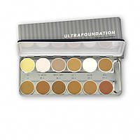 Палитра тонов Ultra FOUNDATION PALETTE 12 оттенков