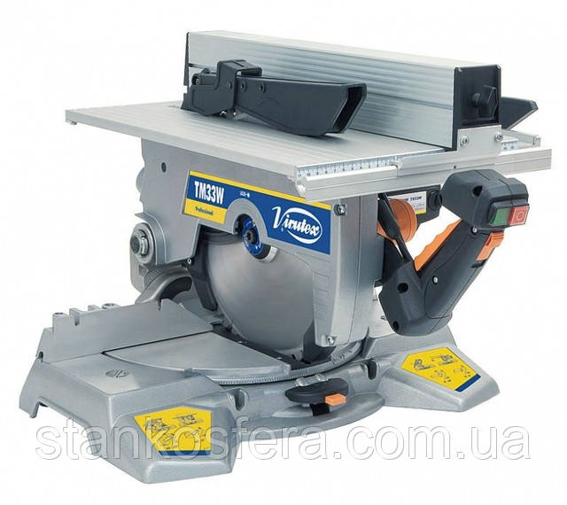 Торцовочная пила Virutex ТМ33W циркулярная с верхним столом и лазерным ...
