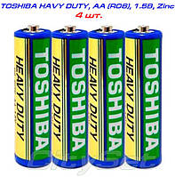 TOSHIBA Heavy Duty, AA, батарейка 1.5В, кол-во: 4 шт.