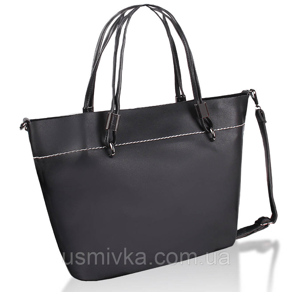 Сумка жіноча Fashion 2 в 1 чорна 408868B