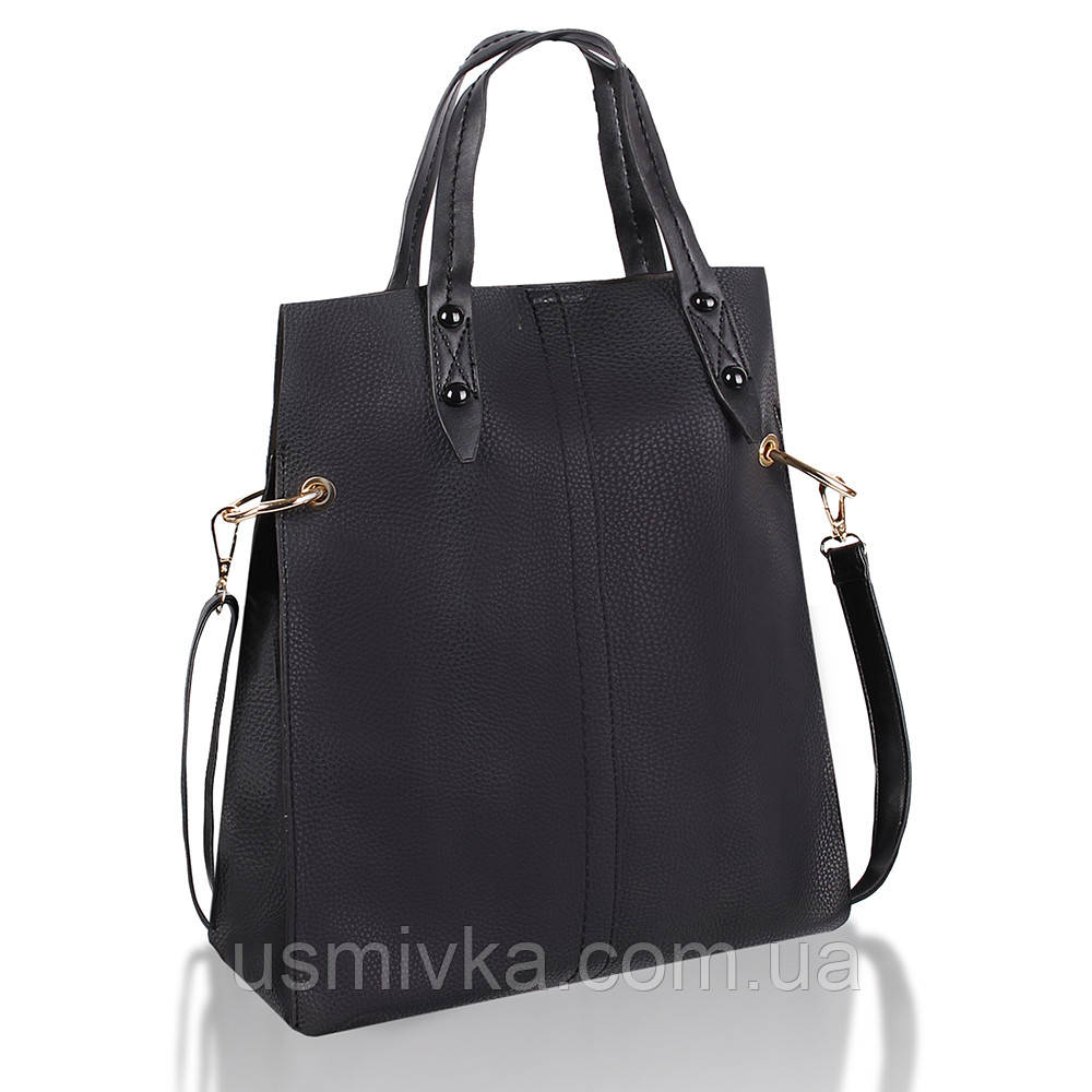 Сумка женская Fashion наплечная черная 408818B