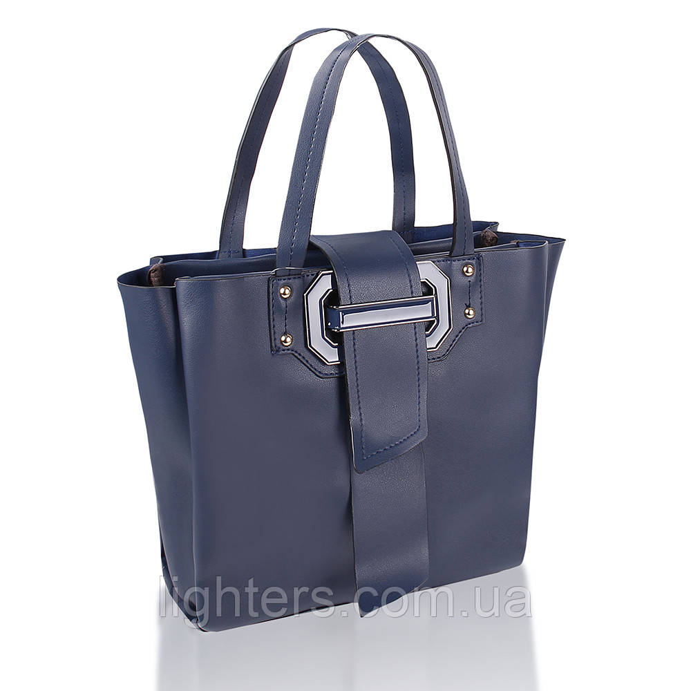 Сумка жіноча Fashion 2 в 1 темно-синя 401621Db, фото 1