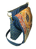 Жіноча джинсова сумочка Сонце, фото 2