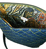 Жіноча джинсова сумочка Сонце, фото 4