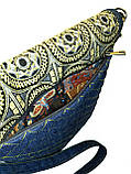 Жіноча джинсова сумочка Сонце, фото 5