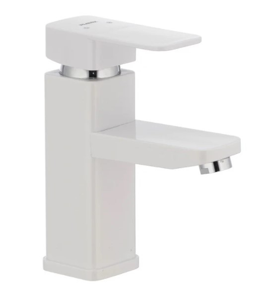 Змішувач для умивальника Plamix Kub 001 White