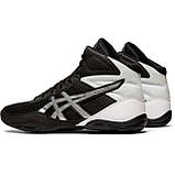 Борцовки дитячі Asics Matflex 6 GS Black/Silver 1084A007-001, фото 4