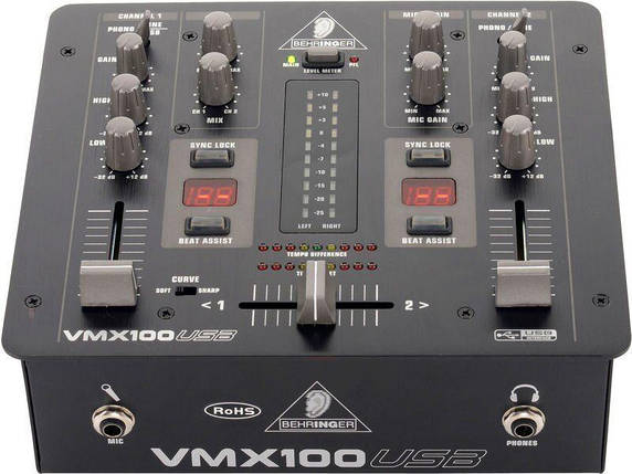 DJ мікшерний пульт Behringer VMX100USB, фото 4