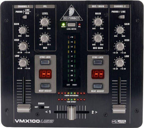 DJ мікшерний пульт Behringer VMX100USB, фото 1