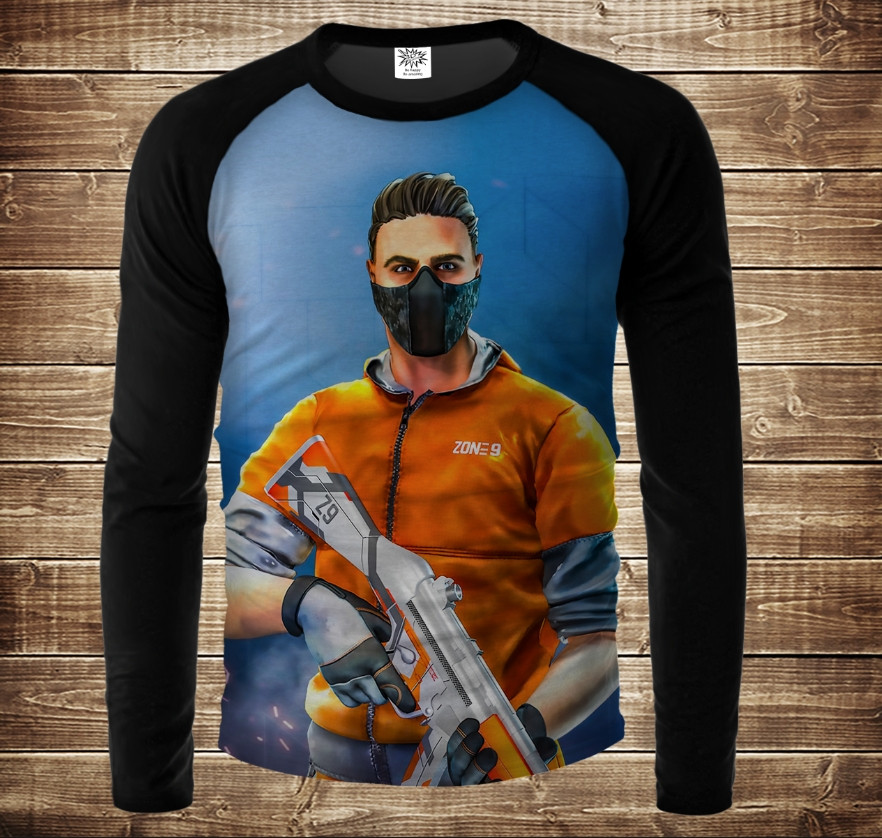 Лонгслив-реглан с 3D принтом: Standoff 2. Дорослі і Дитячі розміри ВСІ Розміри, фото 1