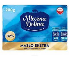 Олія вершкове Mleczna dolina 82% 200 г Польща