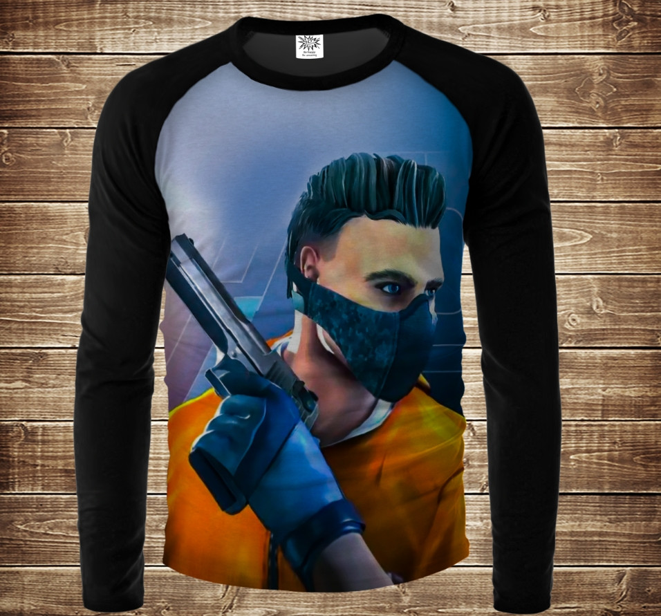 Лонгслив-реглан с 3D принтом: Standoff 2. Дорослі і Дитячі розміри ВСІ Розміри, фото 1