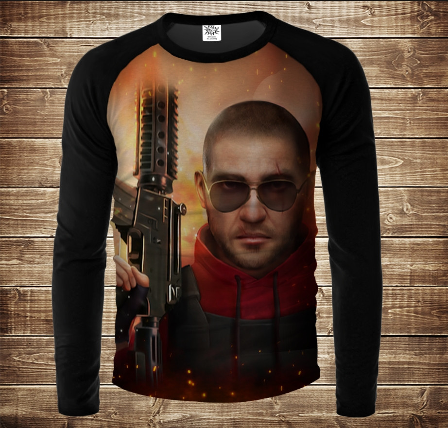 Лонгслив-реглан с 3D принтом: Standoff 2. Дорослі і Дитячі розміри ВСІ Розміри, фото 1