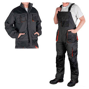 Спецівка робоча захисна, комплект демісезонний з куртки та напівкомбінезона, робоча захисна форма REIS