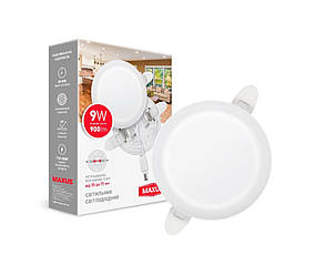 Світильник світлодіодний MAXUS SP Adjustable 9W 4100K Circle, 1-MSP-0941-CA