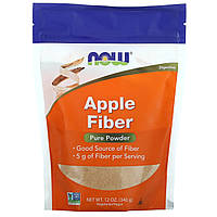 Чистая яблочная клетчатка с пектином и целлюлозой Now Foods Pure Apple Fiber 340 г