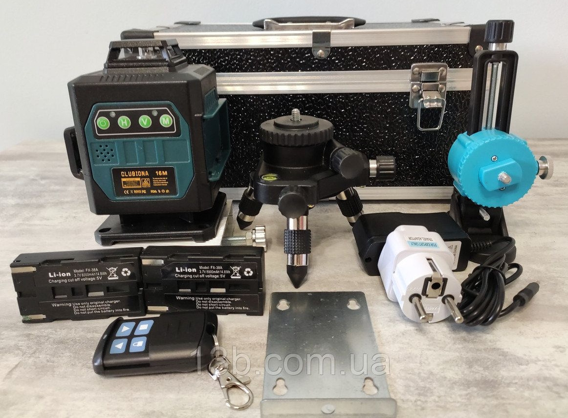 Новинка 2021 Лазерний рівень Clubiona 16M з сервоприводом, фото 1