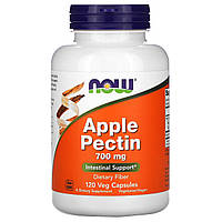 Яблочный пектин 700 мг Now Foods Apple Pectin для здоровья кишечника и похудения 120 капсул