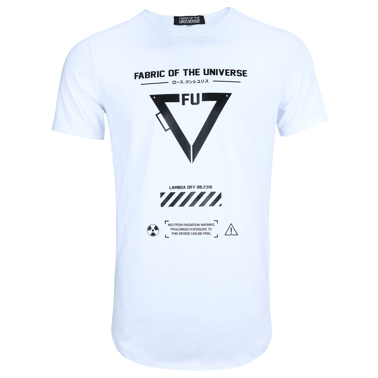 Футболка чоловіча біла FABRIC OF THE UNIVERSE # 3 Ф-11 WHT L(Р) 21-823-020 XXL, фото 1