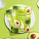 Серветка для зняття макіяжу Bioaqua Avocado з екстрактом авокадо 9 g (паковання 20 штук), фото 3