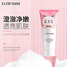 Пінка для вмивання обличчя Luofmiss Nicotinamide Goat Milk Cleanser з натуральним козячим молоком 100 g, фото 3