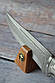 Класичний мисливський ніж Канада, з дамаської сталі, послужить Вам вірну службу на полюванні і риболовлі, фото 4