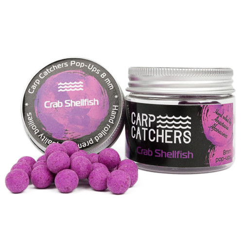 Бойли pop-up Carp Catchers - Crab Shellfish - Ø8мм