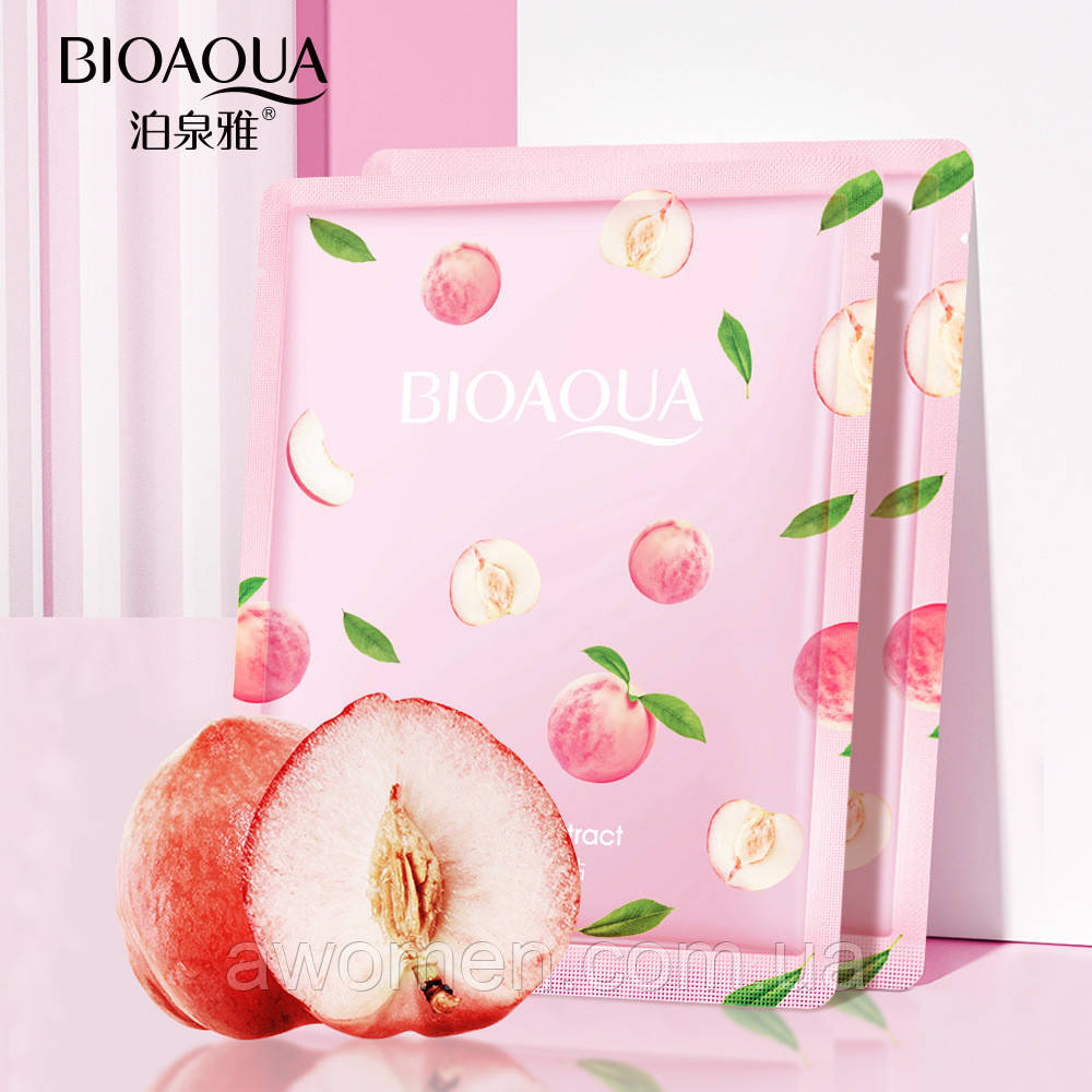 Маска для обличчя Bioaqua Peach Exstract Lactococcus Ferment 25 g