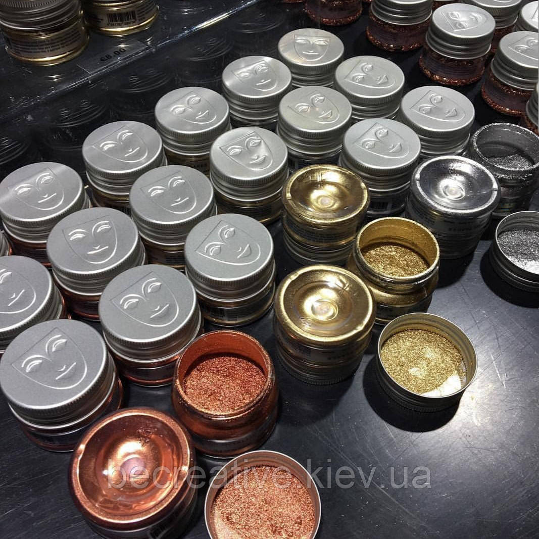 Мікро-пластівці металевих відтінків для гриму та макіяжу, 7 г, фото 1