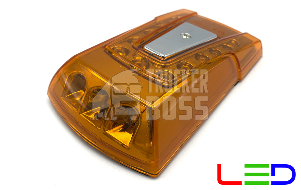 Габаритний ліхтар Жовтий 24v 2 сторони LED BK