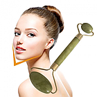 Роликовий масажер для підтягування обличчя Flawless Contour Зелений, фото 5