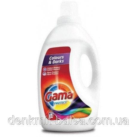 Гель Гама для прання чорної і кольорової білизни Vizir Gama Black & Color 1.2 л (24 прання)