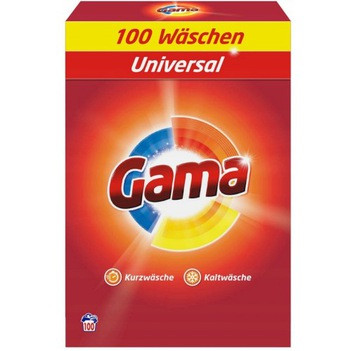 Порошок Гама для прання кольорового і білої білизни Vizir Gama Universal 6.5 кг (100 стирок)