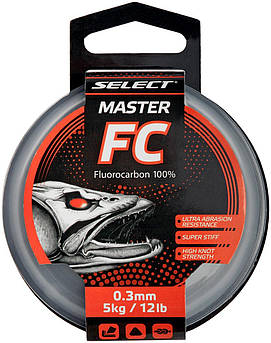 Флюорокарбон Select Master FC 10m 0.16 mm 4lb/1.8kg