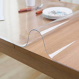 Силіконова скатертина, м'яке скло на стіл, жидке скло, фото 3