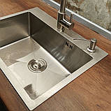 Кухонна мийка Platinum Handmade 5843 HD-D001 сталь 3.0/1.5, фото 3