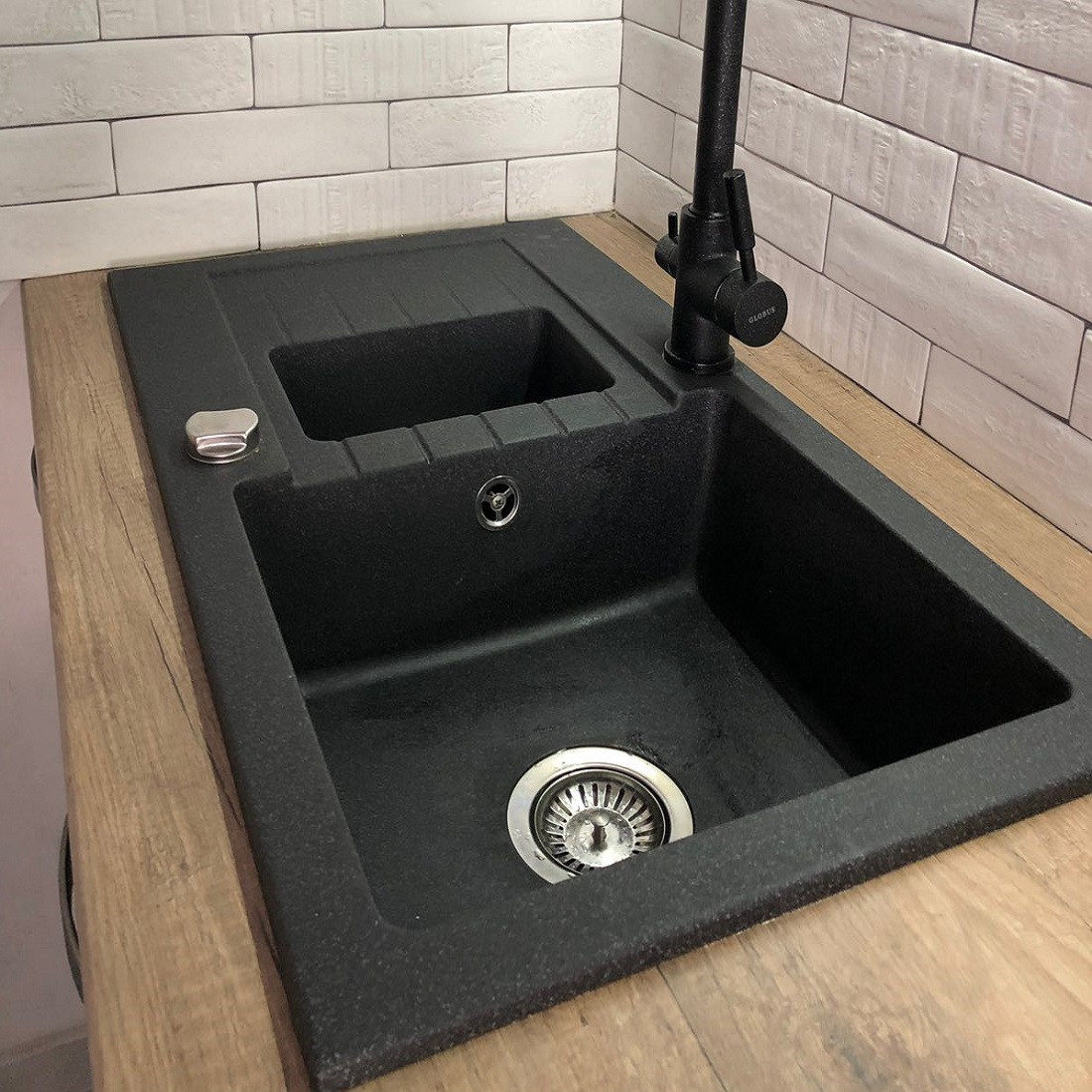 Гранітна мийка Deante Zorba ZQZ 2513 графіт 7644, фото 1