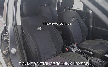 Чохли на сидіння  KIA RIO III hatchback 2011- задня спинка 1/3 2/3; cидіння суцільне ; закр/тыл; 4