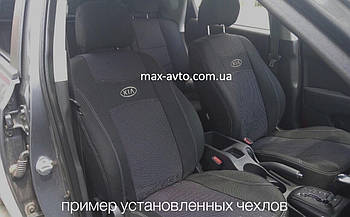 Чохли на сидіння  KIA RIO III sedan 2011- задня спинка 1/3 2/3; cидіння суцільне ; закрытый тыл; 4