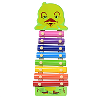 Дитяча іграшка Ксилофон MD0712 дерев'яний  Качечка