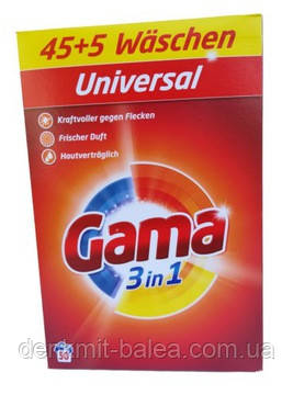 Порошок для прання кольорового і білої білизни Vizir Gama Universal (50 стирок)