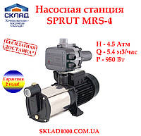 Тиха насосна станція для дому та поливу SPRUT MRS-4+контролер. 5,4 м3/год, 4.5 Атм