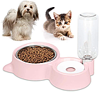 ОПТ Кормушка для собак і кішок з дозатором води DOG & Cat bowl посуд, фото 4