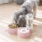 ОПТ Кормушка для собак і кішок з дозатором води DOG & Cat bowl посуд, фото 6