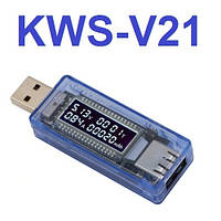 USB тестер емкости заряда батареи KWS-V21