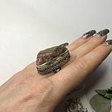 Турмалин розовый натуральный кольцо с турмалином в серебре размер 16,7, фото 4